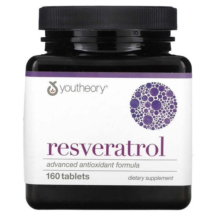 Youtheory, Resveratrol, 160 Tablets