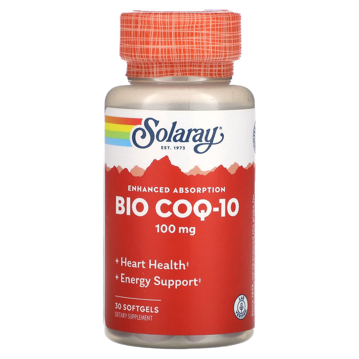 Solaray, Bio COQ-10, 100 mg, 30 Softgels