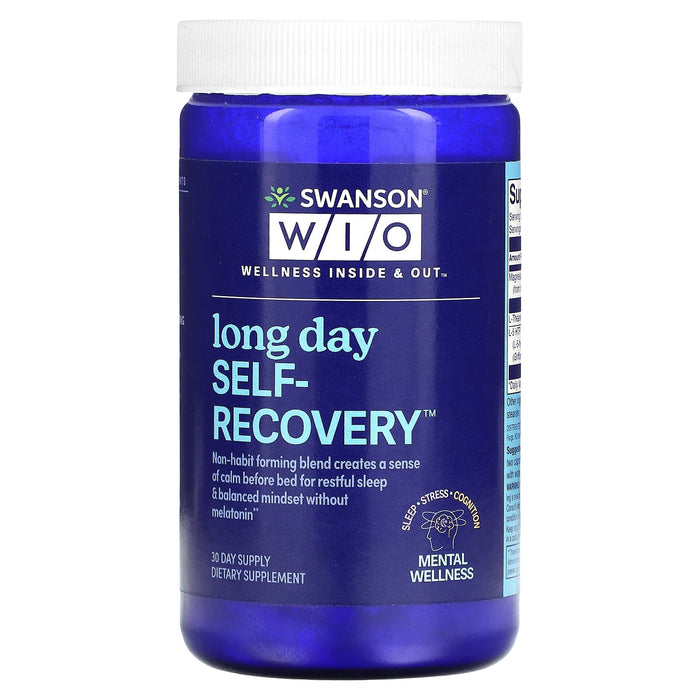 Swanson WIO, Long Day Self-Recovery, 60 Capsules