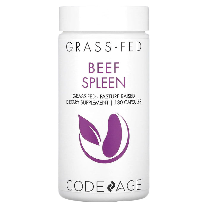 Codeage, Grass-Fed Beef Spleen, 180 Capsules