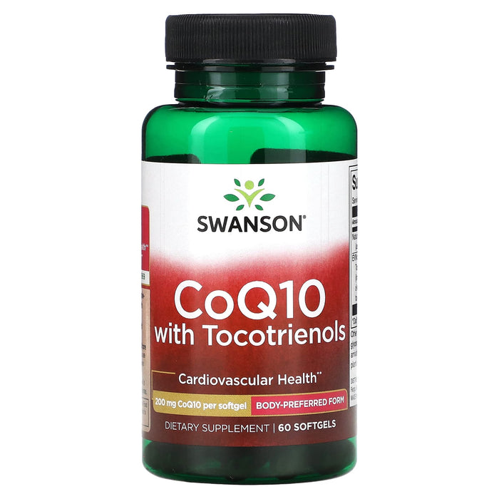 Swanson, CoQ10 with Tocotrienols, 200 mg, 60 Softgels