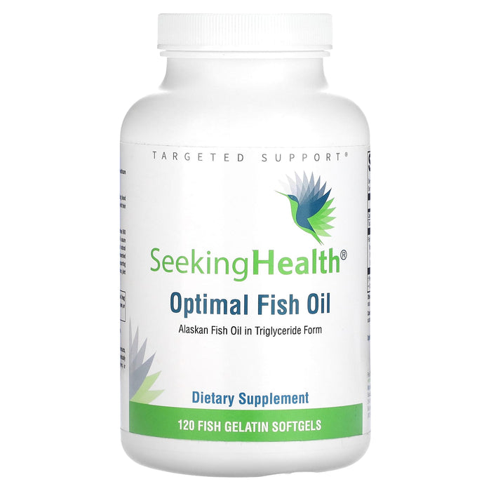 Seeking Health, Optimal Fish Oil, 120 Fish Gelatin Softgels