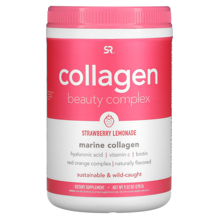 Sports Research, Collagen Beauty Complex, Marine Collagen, Watermelon Yuzu, 6.38 oz (181 g)