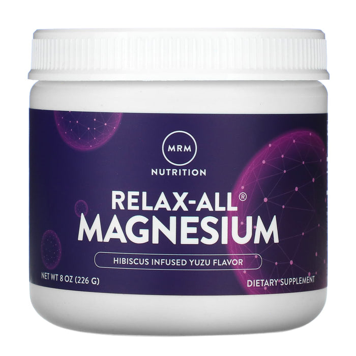 MRM Nutrition, Relax-All Magnesium, Hibiscus Infused Yuzu, 8 oz (226 g)
