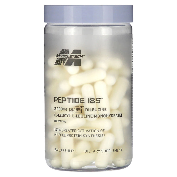 MuscleTech, Peptide 185, 666 mg, 84 Capsules