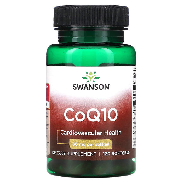 Swanson, CoQ10, 60 mg, 120 Softgels