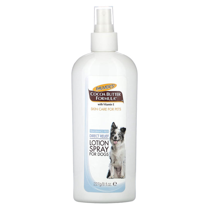 Palmer's for Pets, Cocoa Butter Formula with Vitamin E, Lotion Spray For Dogs, Fragrance Free, 8 fl oz (227 g)