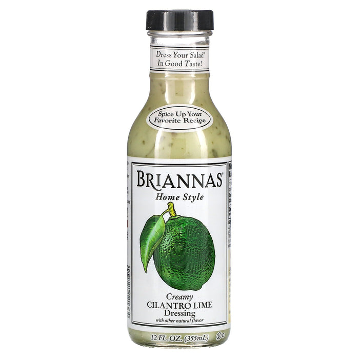 Briannas, Home Style, Asiago Caesar Dressing, 12 fl oz (355 ml)