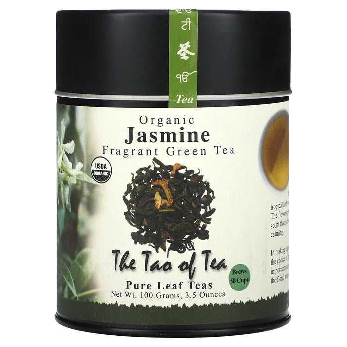 The Tao of Tea, Organic Fragrant Green Tea, Jasmine , 3.5 oz (100 g)