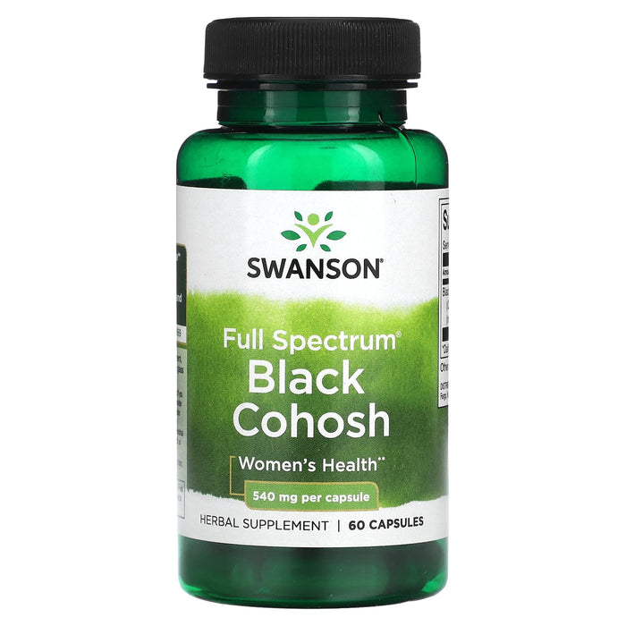 Swanson, Full Spectrum Black Cohosh, 540 mg, 60 Capsules