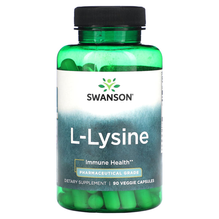 Swanson, L-Lysine, 90 Veggie Capsules