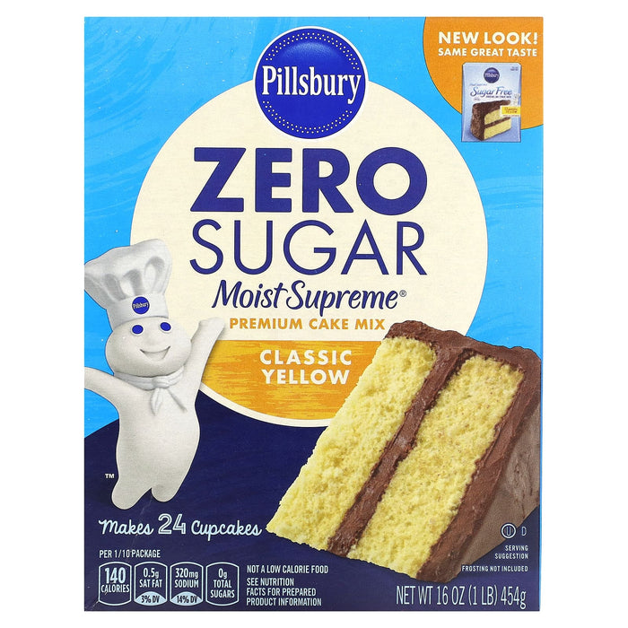 Pillsbury, Zero Sugar, Brownie Mix, Chocolate Fudge, 12.35 oz (350 g)