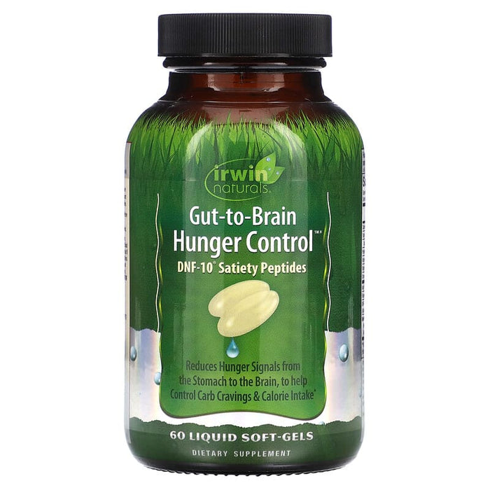 Irwin Naturals, Gut-To-Brain Hunger Control, 60 Liquid Soft-Gels
