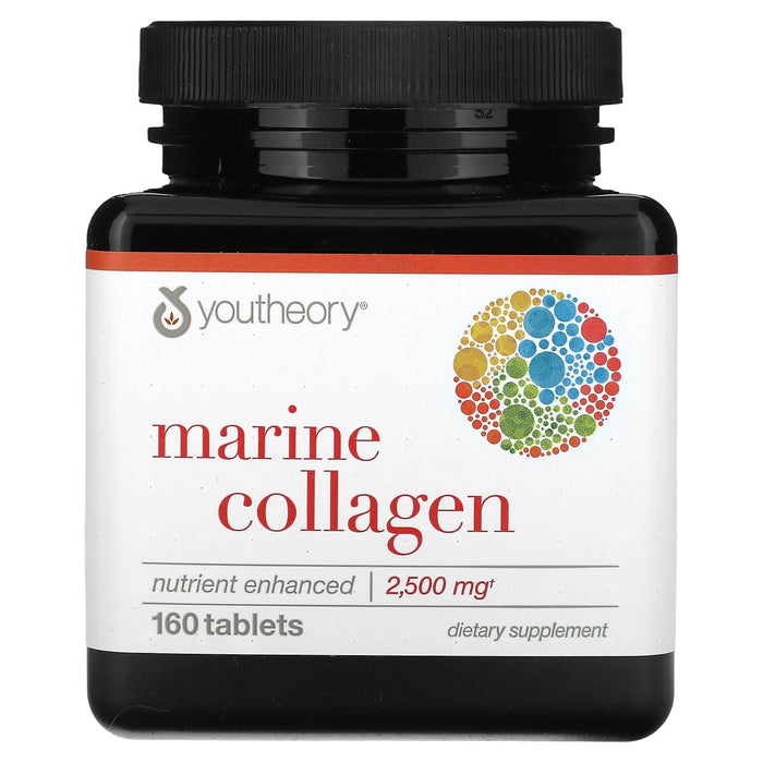Youtheory, Marine Collagen, 500 mg , 160 Tablets
