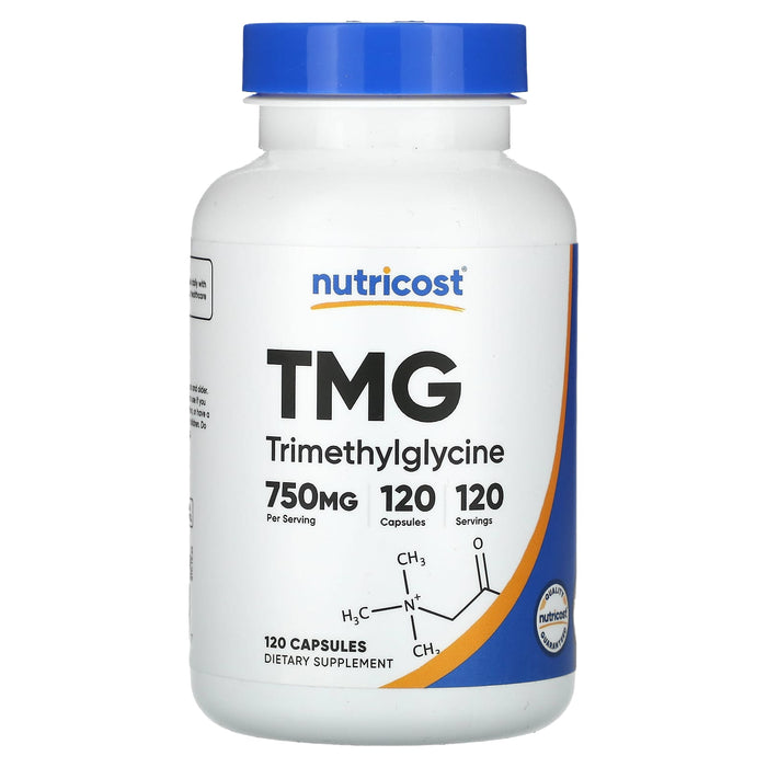 Nutricost, TMG, 750 mg, 120 Capsules