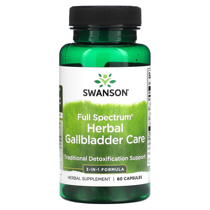 Swanson, Full Spectrum Herbal Gallbladder Care, 60 Capsules