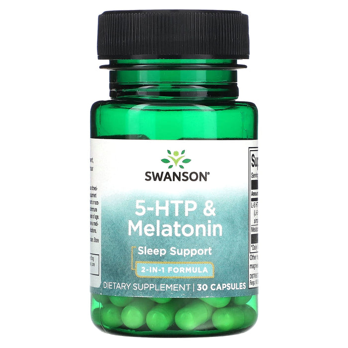 Swanson, 5-HTP & Melatonin, 30 Capsules