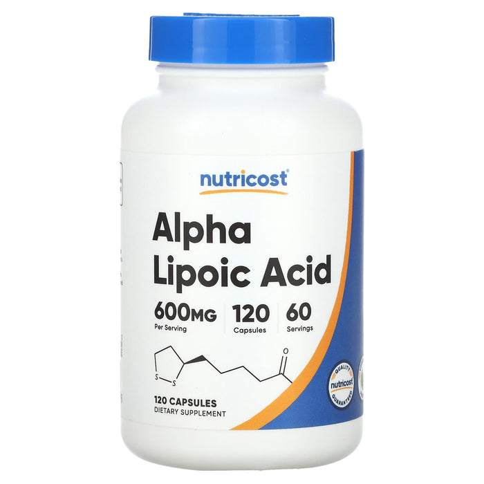 Nutricost, Alpha Lipoic Acid, 300 mg, 240 Capsules
