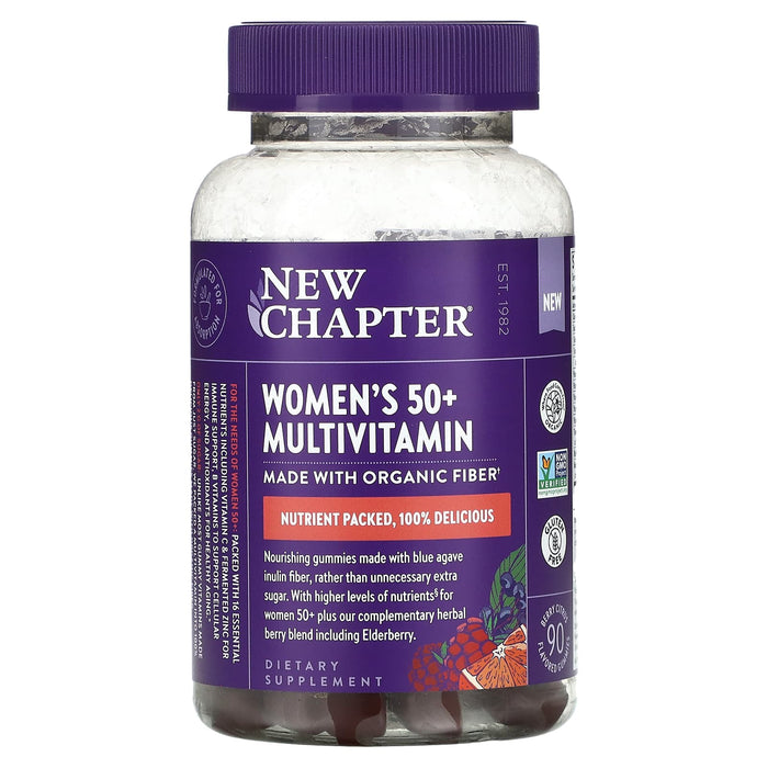 New Chapter, Women's 50+ Multivitamin, Berry Citrus, 90 Gummies