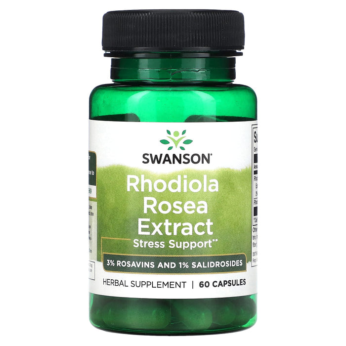 Swanson, Rhodiola Rosea Extract, 60 Capsules