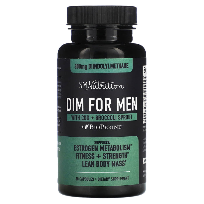SMNutrition, DIM For Men, 300 mg, 60 Capsules