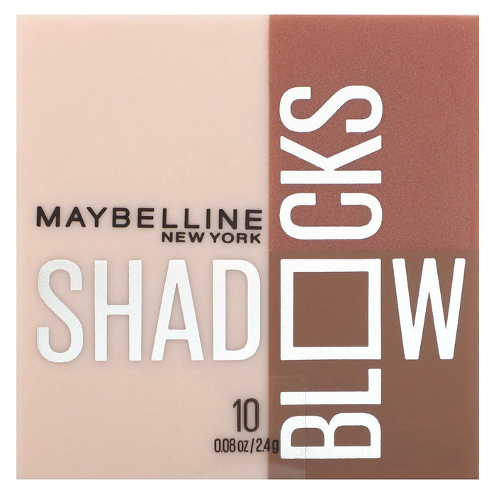 Maybelline, Shadow Blocks, 10 82nd & Park Ave, 0.08 oz (2.4g)