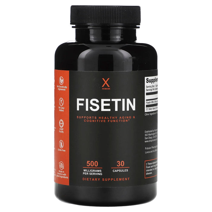 Humanx, Fisetin, 500 mg, 30 Capsules