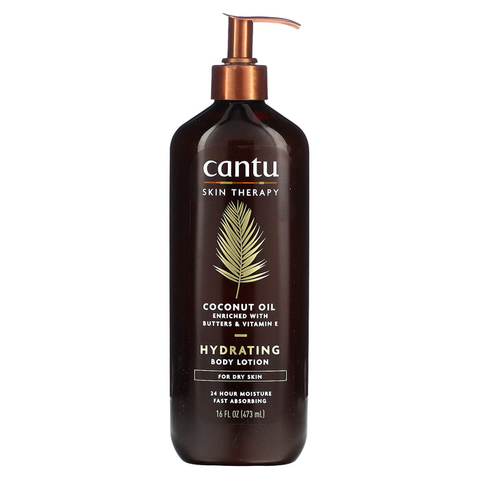 Cantu, Skin Therapy, Hydrating Body Lotion, Coconut Oil, 16 fl oz (473 ml)