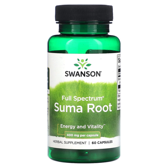 Swanson, Full Spectrum Suma Root, 400 mg, 60 Capsules