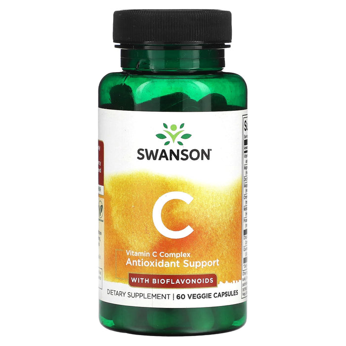 Swanson, Vitamin C Complex with Bioflavonoids, 60 Veggie Capsules
