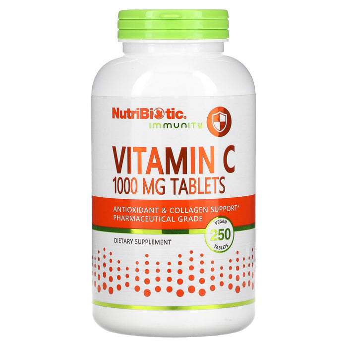 NutriBiotic, Immunity, Vitamin C, 1,000 mg, 100 Vegan Tablets