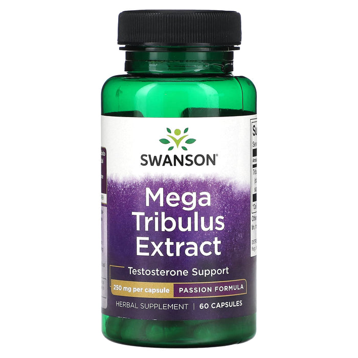 Swanson, Mega Tribulus Extract, 250 mg, 60 Capsules