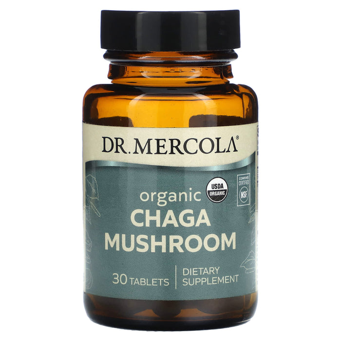Dr. Mercola, Organic Chaga Mushroom, 30 Tablets