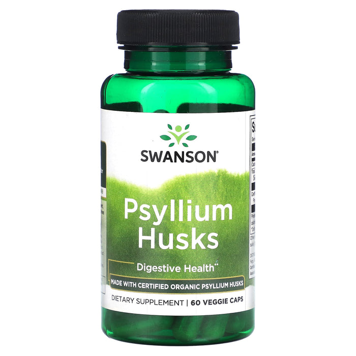 Swanson, Psyllium Husks, 60 Veggie Caps