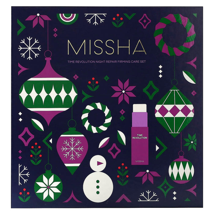 Missha, Time Revolution Night Repair Firming Care Set, Holiday Edition, 6 Piece Set