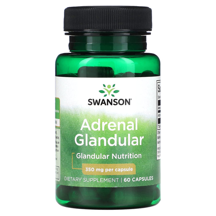 Swanson, Adrenal Glandular, 350 mg, 60 Capsules