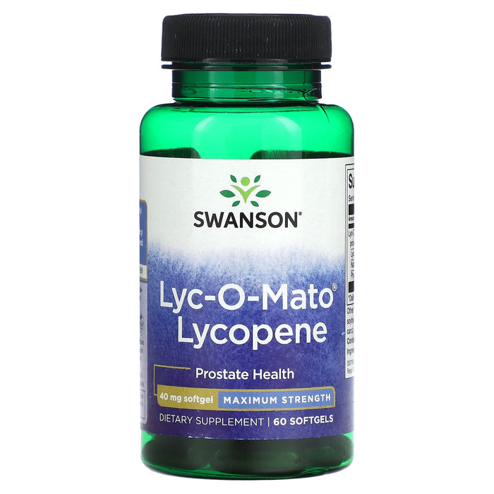 Swanson, Lyc-O-Mato Lycopene, Maximum Strength, 40 mg, 60 Softgels