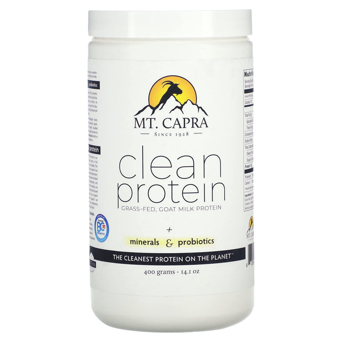 Mt. Capra, Clean Protein + Minerals & Probiotics, 14.1 oz (400 g)