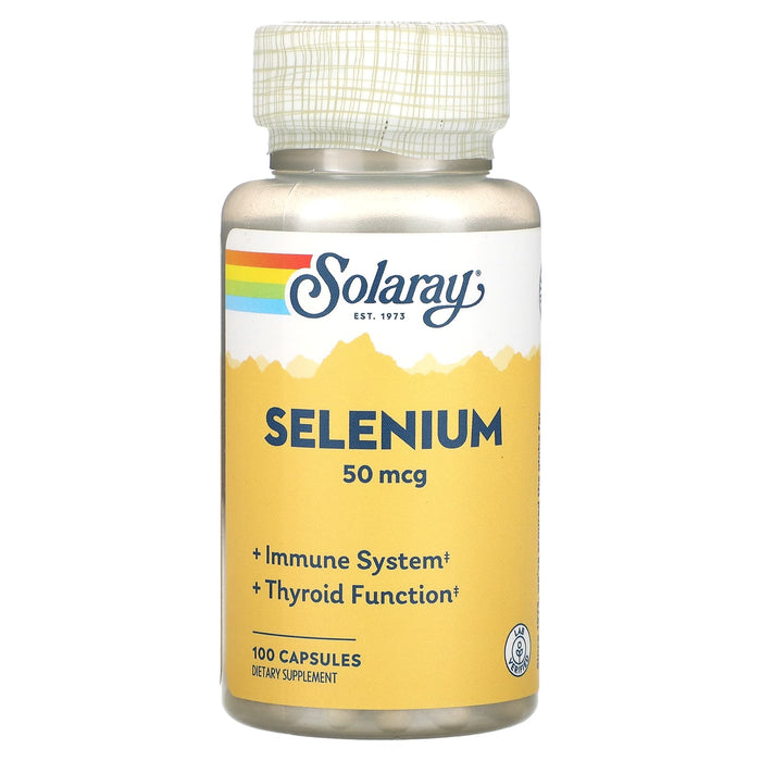 Solaray, Selenium, 50 mcg , 100 Capsules