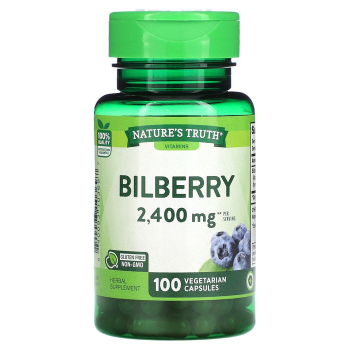 Nature's Truth, Bilberry, 1,200 mg, 100 Vegetarian Capsules