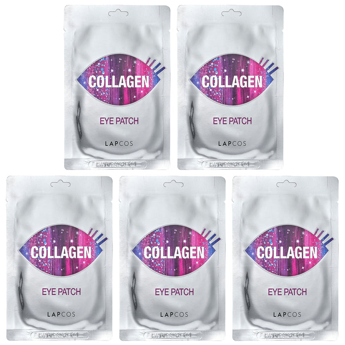 Lapcos, Collagen Beauty Eye Patch, 5 Pairs, 0.04 oz (1.4 g) Each