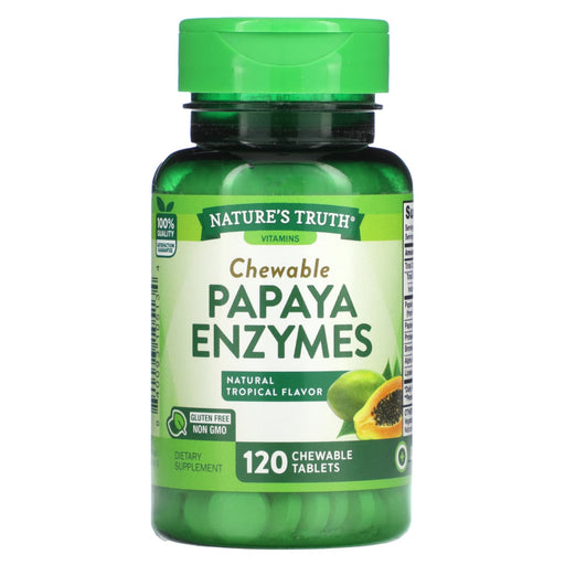 chewable papaya enzymes, papaya enzyme tablets