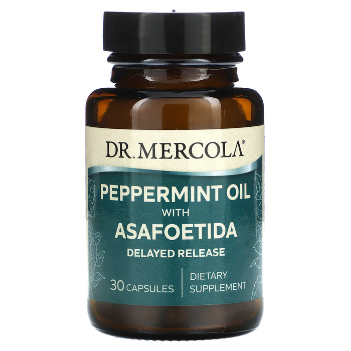 Dr. Mercola, Peppermint Oil with Asafoetida, 30 Capsules