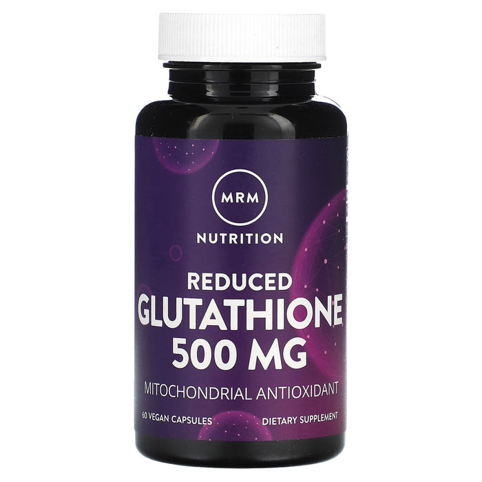 MRM Nutrition, Reduced Glutathione, 500 mg, 60 Vegan Capsules