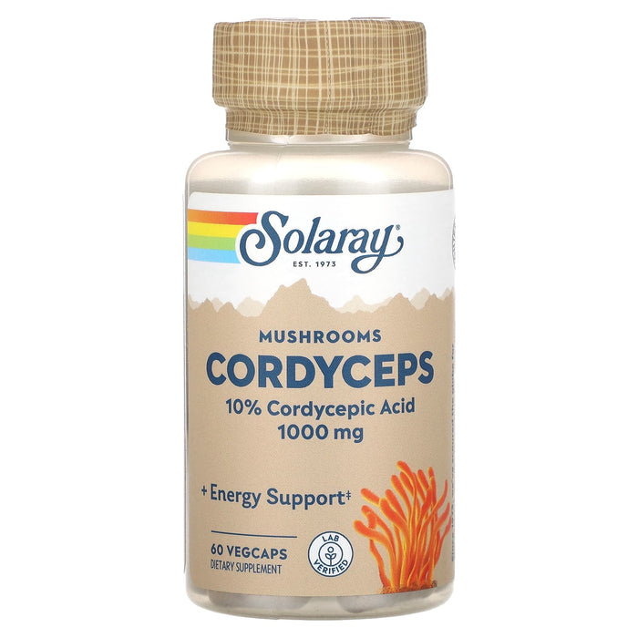 Solaray, Mushrooms, Cordyceps, 500 mg, 60 VegCaps
