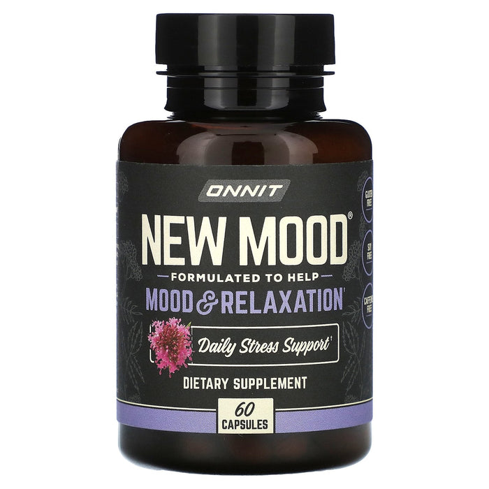 Onnit, New Mood, Mood & Relaxation, 60 Capsules