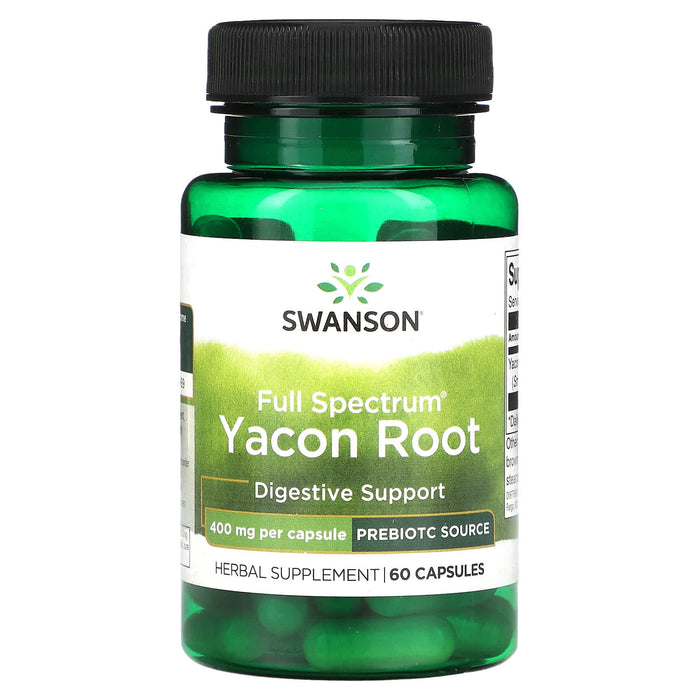 Swanson, Full Spectrum Yacon Root, 400 mg, 60 Capsules
