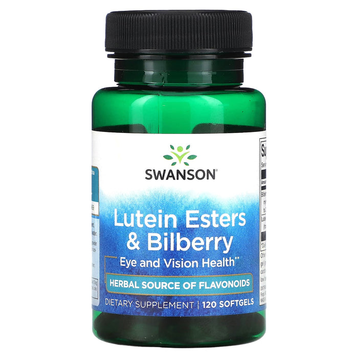 Swanson, Lutein Esters & Bilberry, 120 Softgels