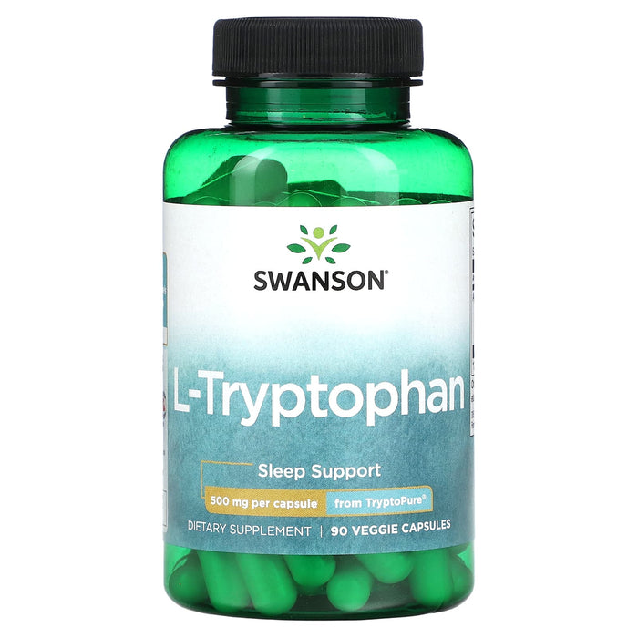 Swanson, L-Tryptophan, 500 mg, 90 Veggie Capsules