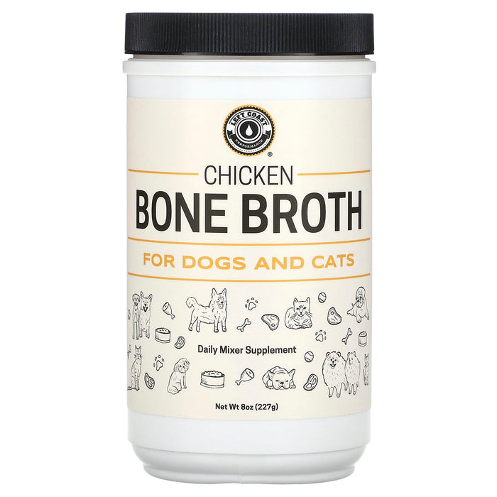 Left Coast Performance, Chicken Bone Broth, For Dogs and Cats, 8 oz (227 g)